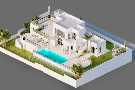 Villa in Moraira(Pinar del Advocat) zu verkaufen, Wohnfläche 265 m², Grundstück 810 m², 4 Schlafzimmer, 3 Badezimmer, Pool, ref.: CA-H-1822-AMBI-14