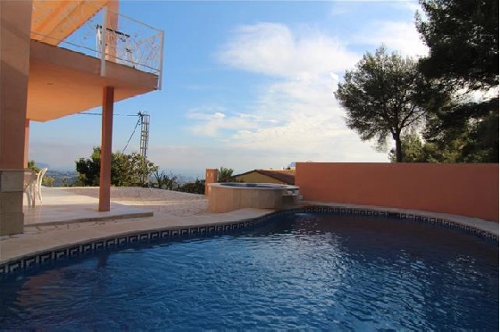 Villa in Calpe zu verkaufen, Wohnfläche 278 m², Baujahr 2010, Zustand neuwertig, + Zentralheizung, Grundstück 980 m², 3 Schlafzimmer, 3 Badezimmer, Pool, ref.: B-0913-3