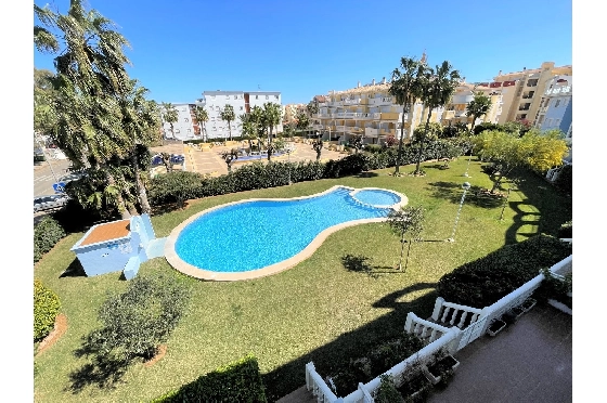 Apartment in Denia(Las Marinas) zur Ferienvermietung, Wohnfläche 90 m², Baujahr 2003, Zustand gepflegt, + Zentralheizung, Klimaanlage, 1 Schlafzimmer, 1 Badezimmer, Pool, ref.: T-0318-3